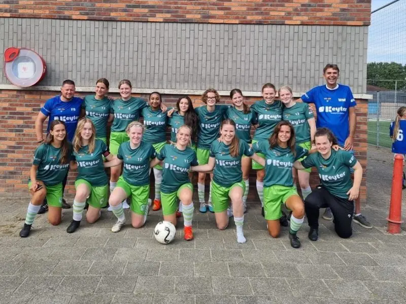 football team with custom clothing