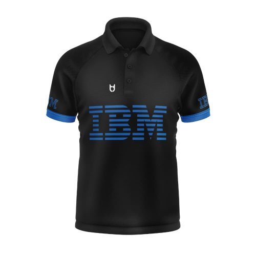 IBM tennis polo met bedrukking van logo IBM tennis polo met bedrukking van logo