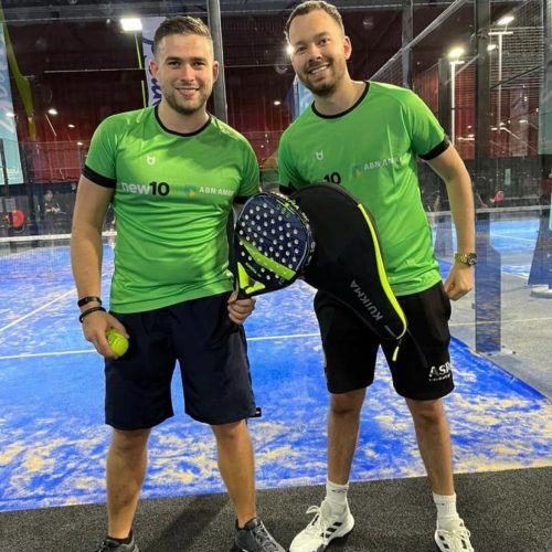 padelshirt bedrukken – eigen ontwerp met logo van NEW10 padelshirt bedrukken – eigen ontwerp met logo van NEW10