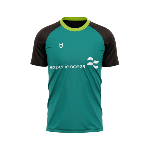 Experience25 padelshirt met logo bedrukking Experience25 padelshirt met logo bedrukking
