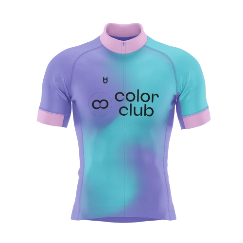 Custom bike jersey pink and blue by TD Custom bike jersey pink and blue by TD