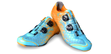 Oranje blauw custom schoen TD One Oranje blauw custom schoen TD One