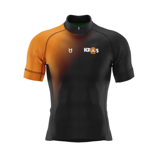 Custom cycling kit design black and orange by TD Custom cycling kit design black and orange by TD